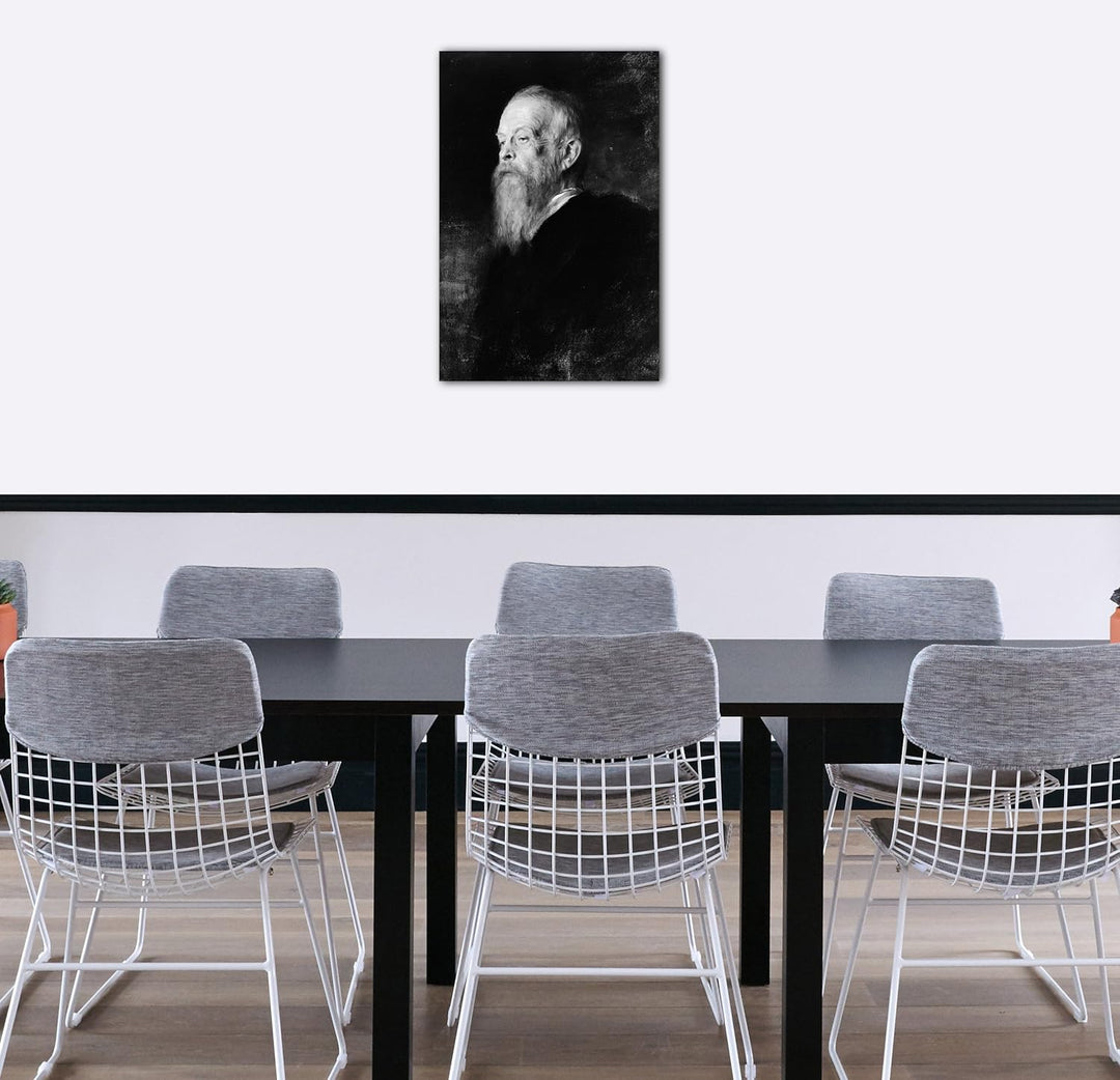 Leinwand (80x120cm): Franz von Lenbach - Prinzregent Luitpold von Bayern (1821- 80x120 cm, 80x120 cm