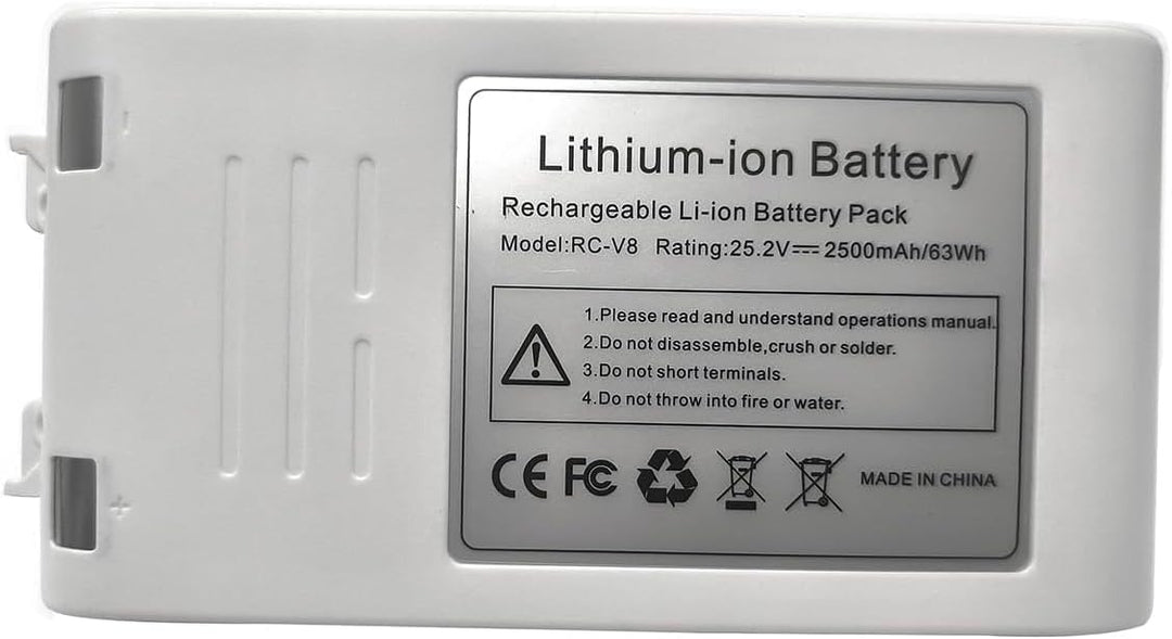 Akku für Xiaomi Dreame V8 /V9/ V9P /V9B/ V10/ V10V/ V11/ V12 / XR/ Q9/ VVN3 /VVN4 25.2V/2500mAh/63Wh