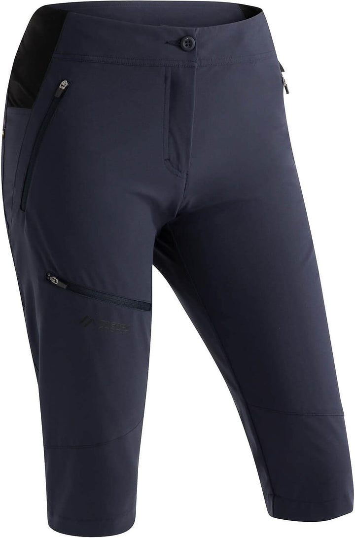 Maier Sports Damen Caprihose Latit Vario Marine 36, Marine 36