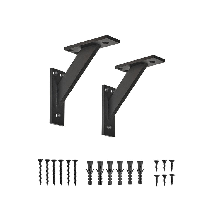 Alusfera Regalhalterung - Dekorative Regalwinkel - Regalhalter 120 mm - Wandregal Halterung - Langle
