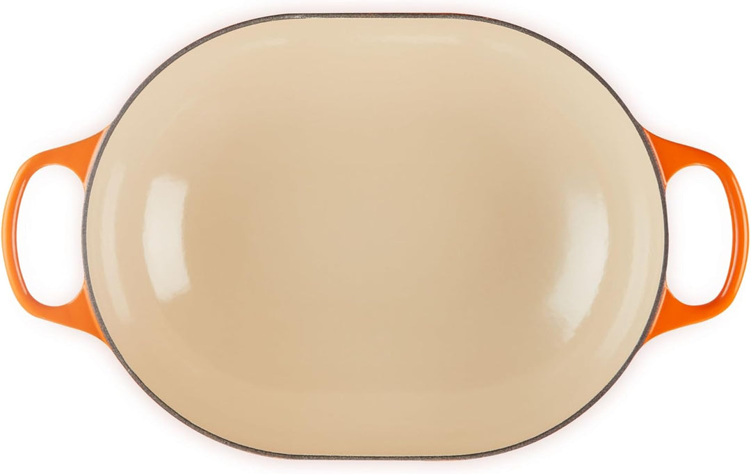 Le Creuset SignatureOblong aus Gusseisen mit Hilfsgriff, für alle Herdarten und Backöfen, 31 cm, 3,4