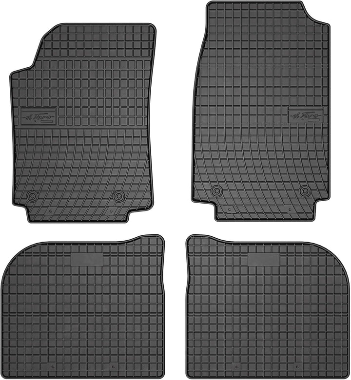 SMK Gummimatten Auto fussmatten Satz für Audi 100 C4 1990-1994 Erleben Sie einen neuen Standard des