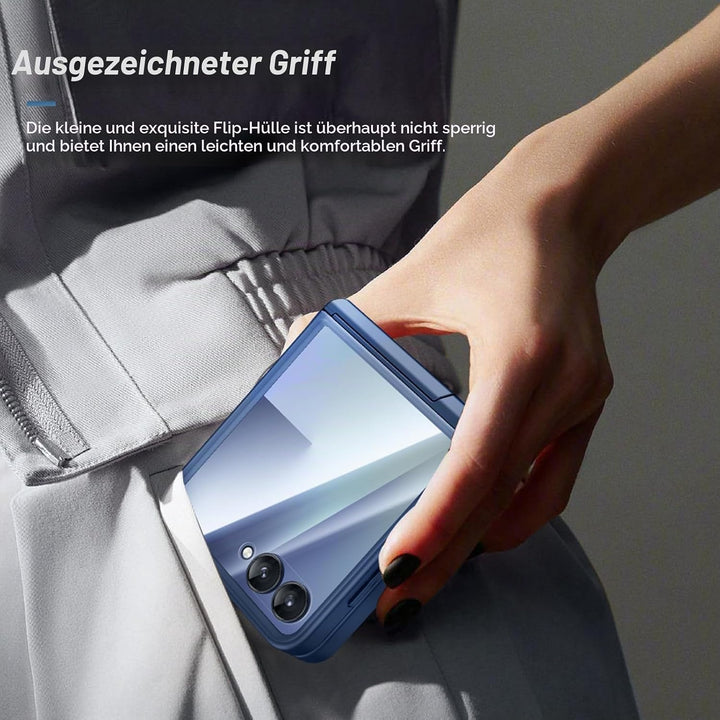 Doeshine für Samsung Galaxy Z Flip 7 Hülle [Not für Flip 7FE] mit Mag-Safe, Ständer und Displayschut