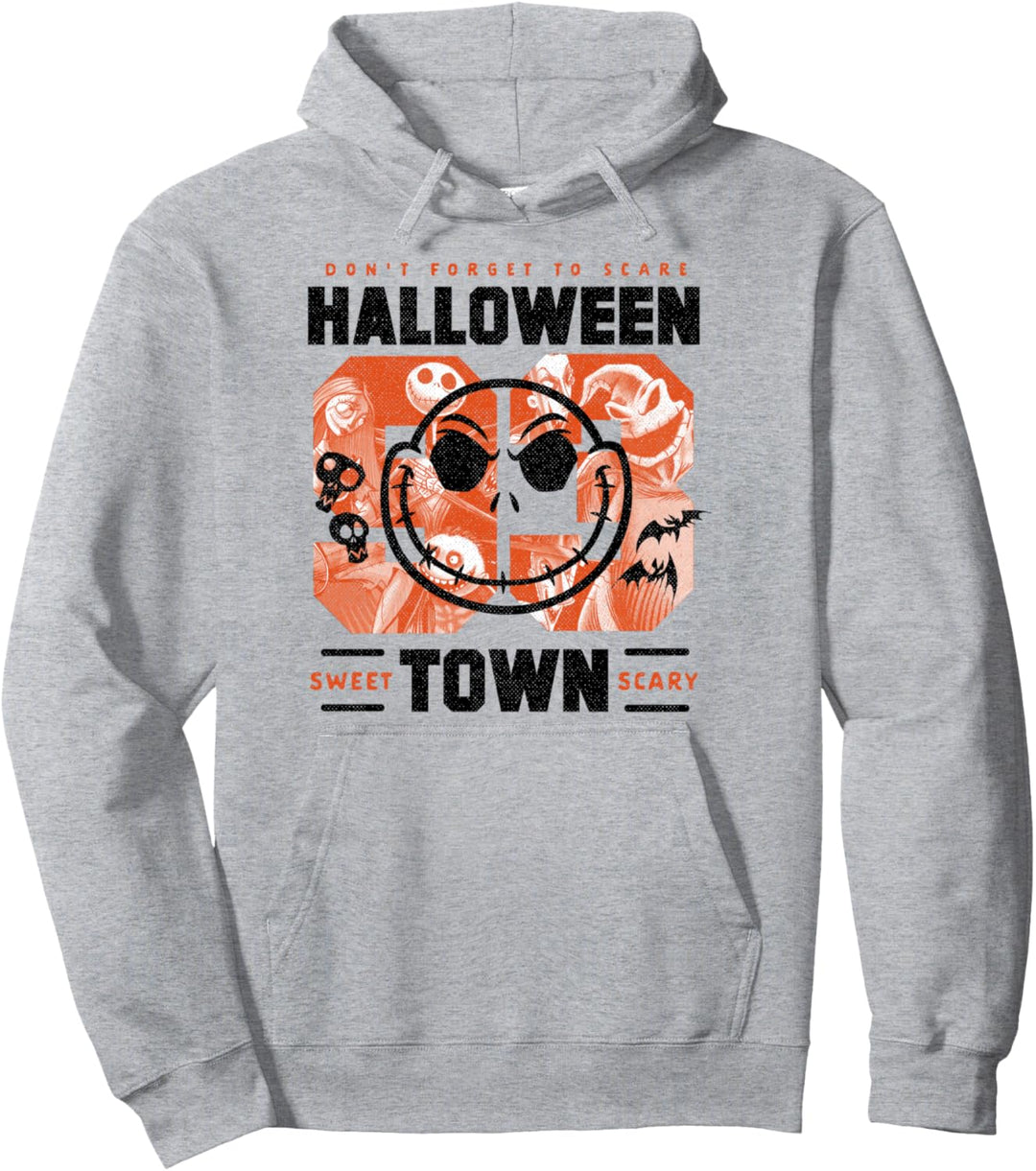 Nightmare Before Christmas Halloween Town Jack Silhouette Pullover Hoodie