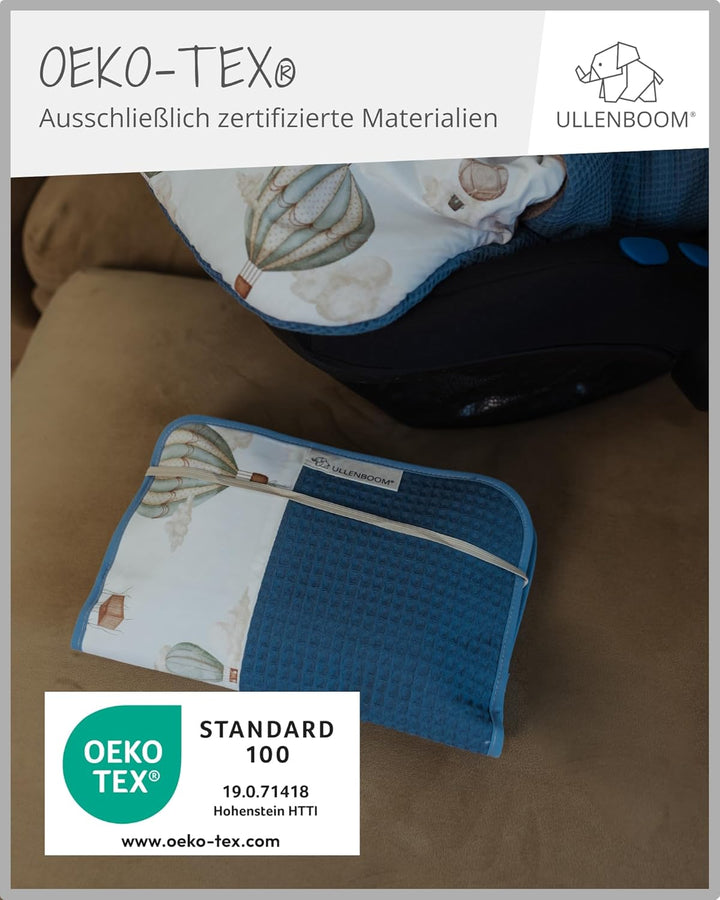 ULLENBOOM ® Windeltasche für unterwegs Ballontraum (Made in EU) - Wickeltasche für bis zu 3 Windeln,