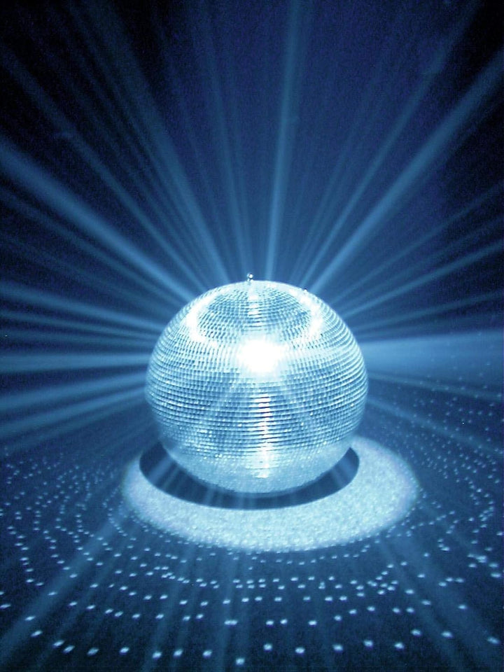 Eurolite Spiegelkugel 50cm | Discokugel für Partyraum, Club, Bar, Disco | Mirrorball mit 10mm Echtgl