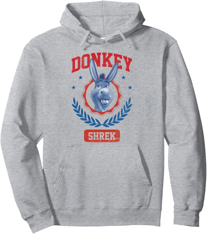 Shrek 4th Of July Donkey Collegiate Poster Pullover Hoodie