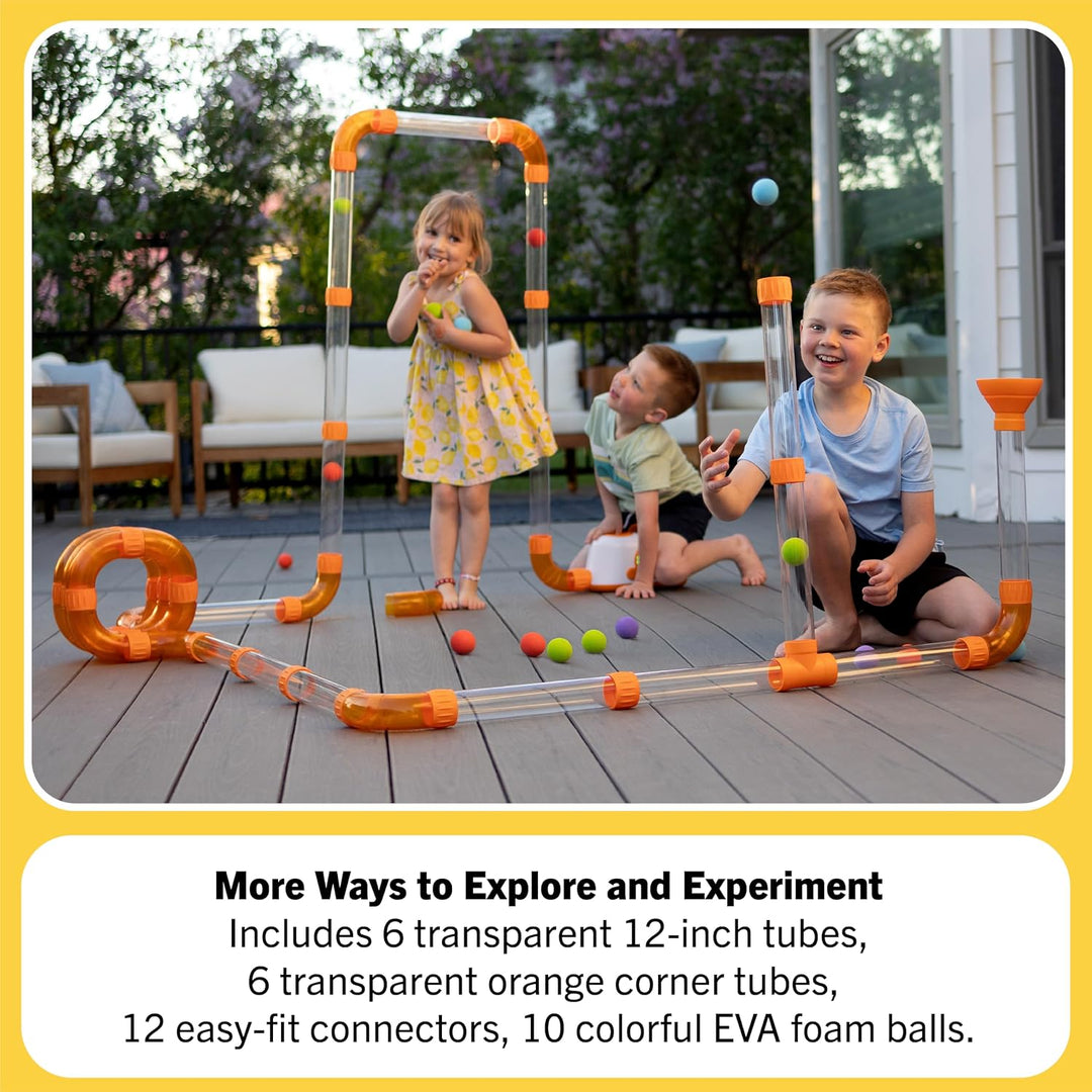 Fat Brain Toys Air Toobz Erweiterungspaket – Luftbetriebenes STEM-Bauspielzeug – Kinder &amp; Jugendlich