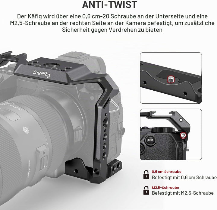 SMALLRIG S5 Kamerakäfig für Panasonic S5 Camera Cage - 2983
