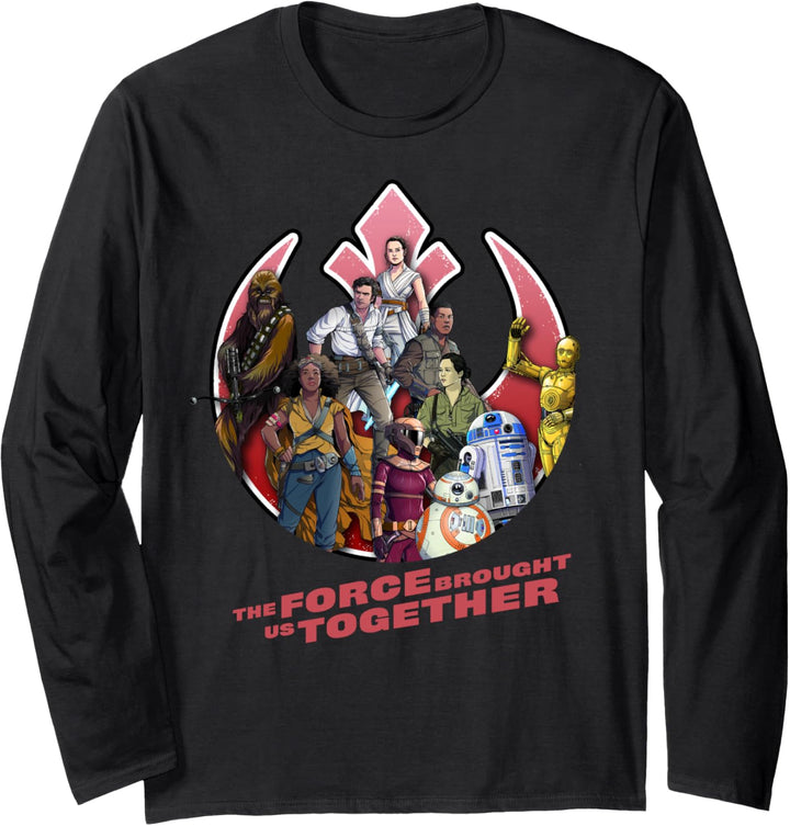 Star Wars: The Rise Of Skywalker Rebels Together Langarmshirt