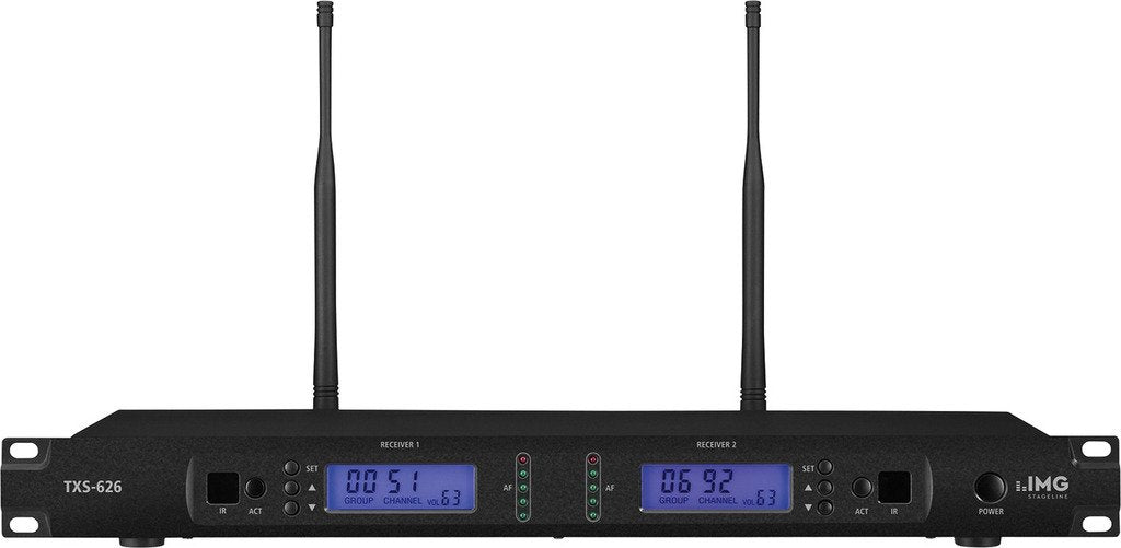 IMG 253520 STAGELINE TXS-626 2-Kanal-Multi-Frequenz-Empfängereinheit