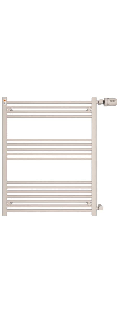 Premium Badheizkörper Weiss 800x1000 mm – Moderner Handtuchwärmer mit schneller Heizleistung (Seiten