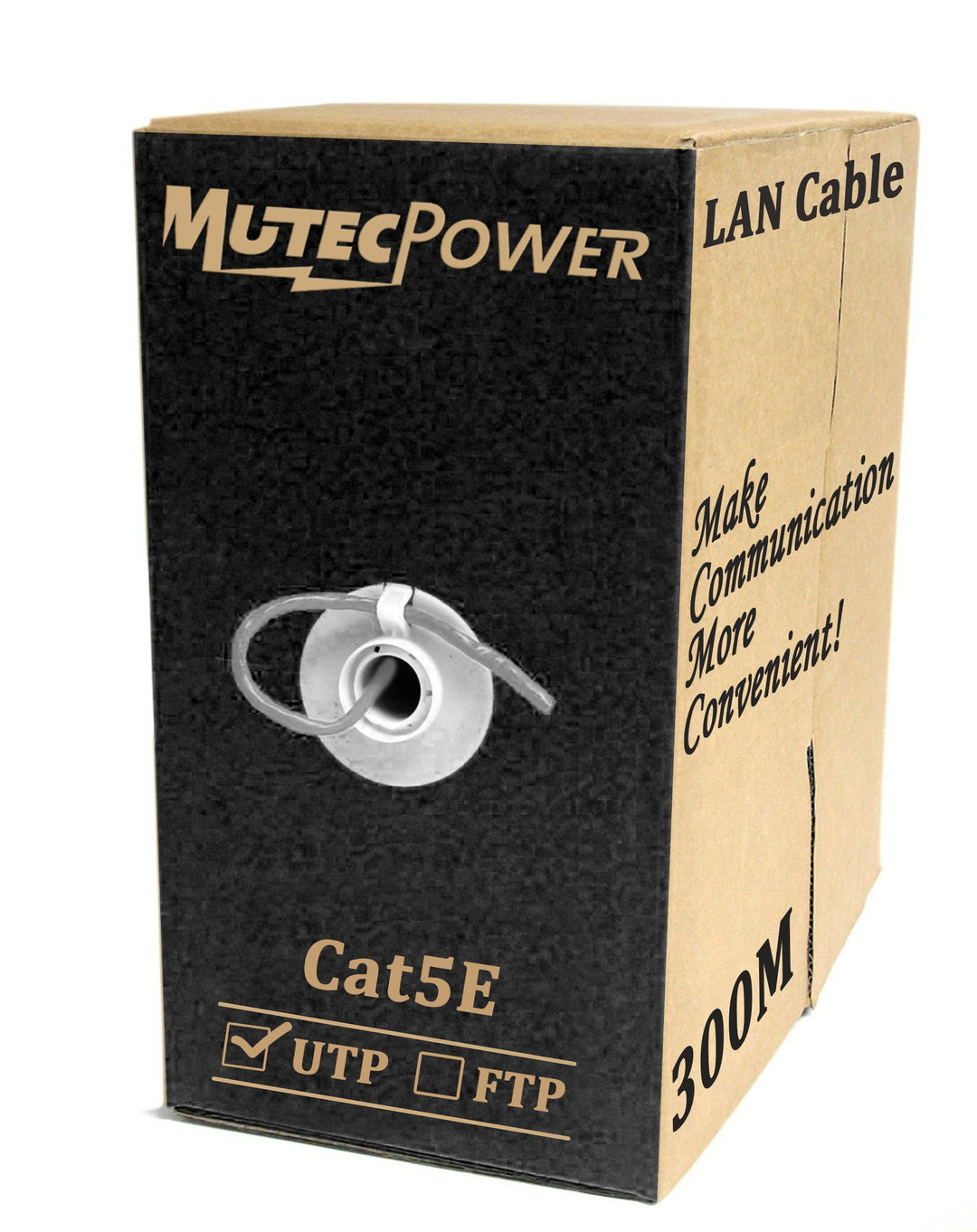 MutecPower CAT5E Indoor Ethernet RJ45 300M - CCA - Internet Router Web Netzwerk-Patchkabel LAN-Kabel