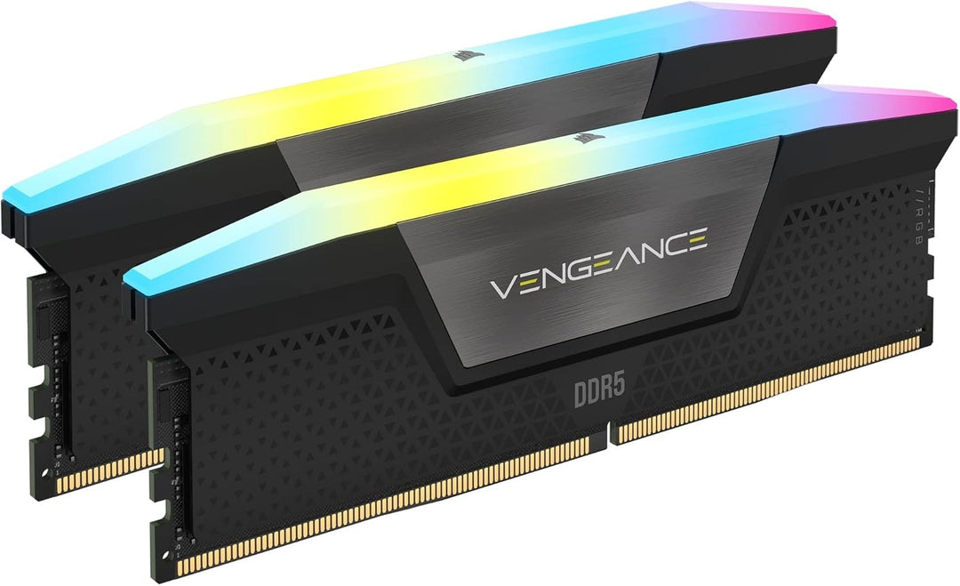 CORSAIR Vengeance RGB DDR5 RAM 32GB (2x16GB) 7000MHz CL34 Intel XMP 3.0 Desktop-Arbeitsspeicher – Sc
