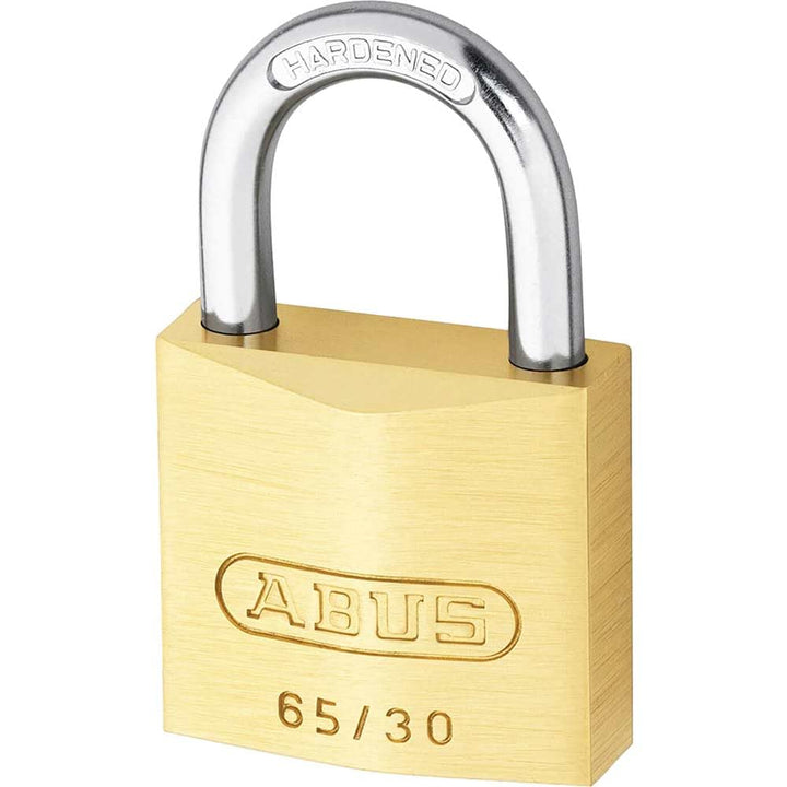 ABUS - 65/30 30mm Messing Vorhängeschloss Carded - ABU6530C 30 mm Carded Mehrfarbig, 30 mm Carded Me
