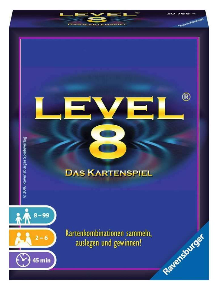 Ravensburger 20766 - Level 8, Kartenspiel ab 8 Jahren, Gesellschaftsspiel für 2-6 Spieler, Familiens