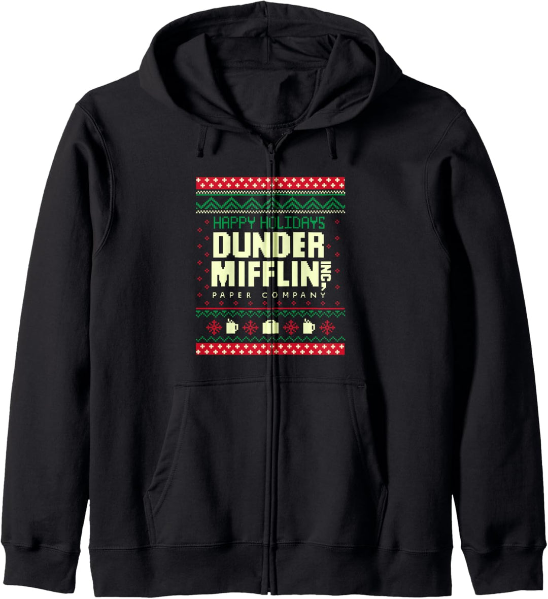The Office Urlaub hässliche Pullover Design Kapuzenjacke