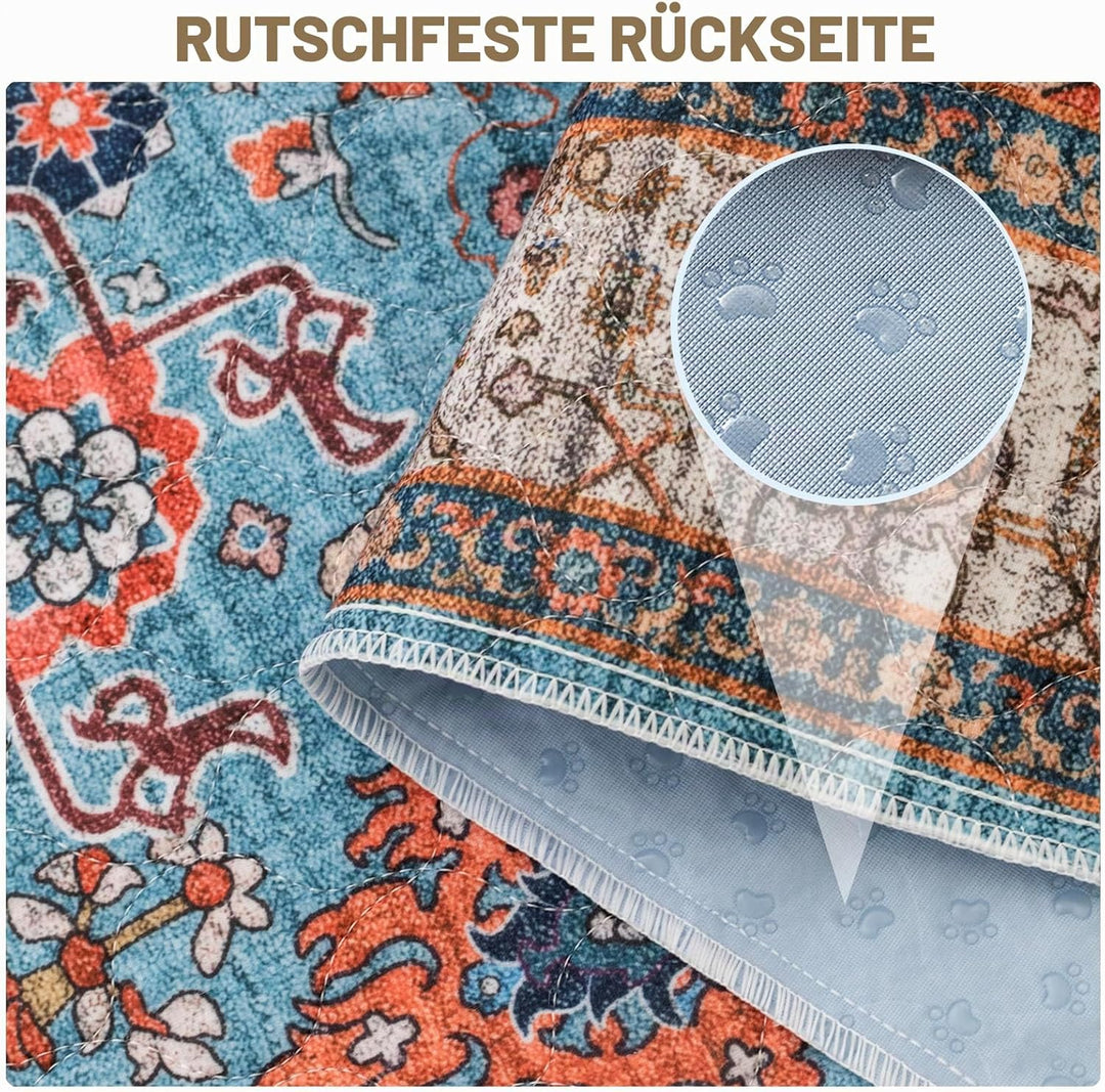 Waschbar Haustier-Urinunterlage, 2 Pack Wiederverwendbare Welpenunterlagen Matte für Hunde, Wiederve