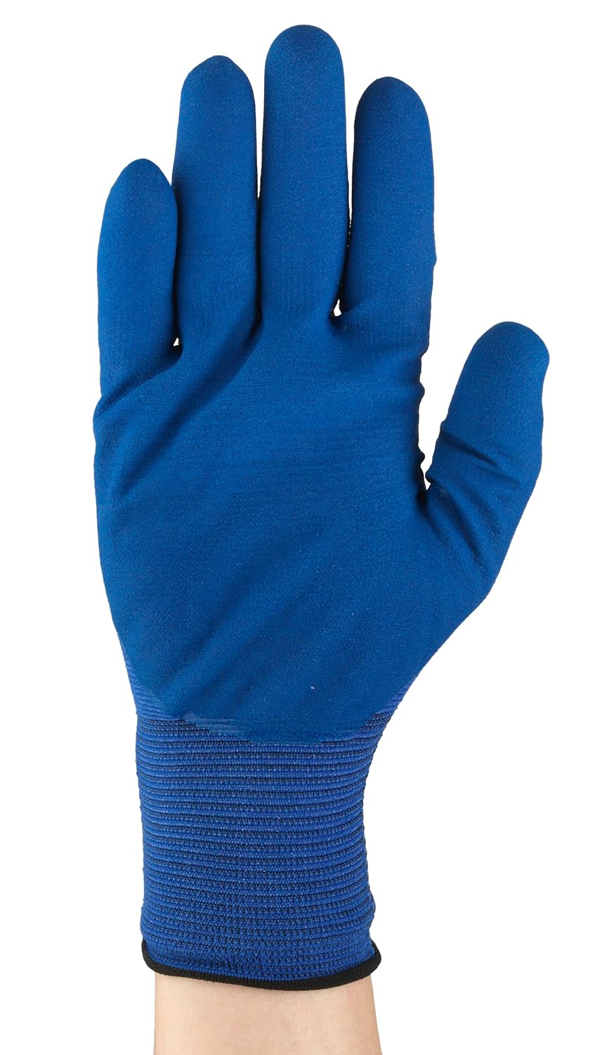 Ansell HyFlex 11-818 Arbeitshandschuhe, Industrie und Mechaniker-Handschuh, Verbesserter Griff- und