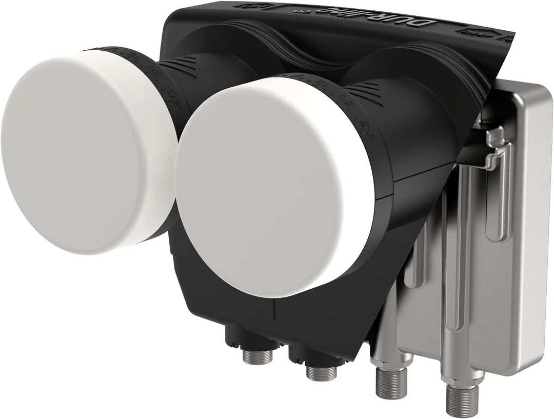 DUR-line 6° Monoblock Quad LNB - Astra 19,2°E + Hotbird 13°E - 4 Teilnehmer & 2 Satelliten (MB6-QS)