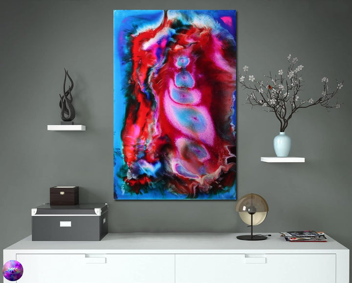Gemälde Abstrakte Malerei Original - moderne hochglanz Wandbilder XXL - Resin Art Kunst Bild Harz Un