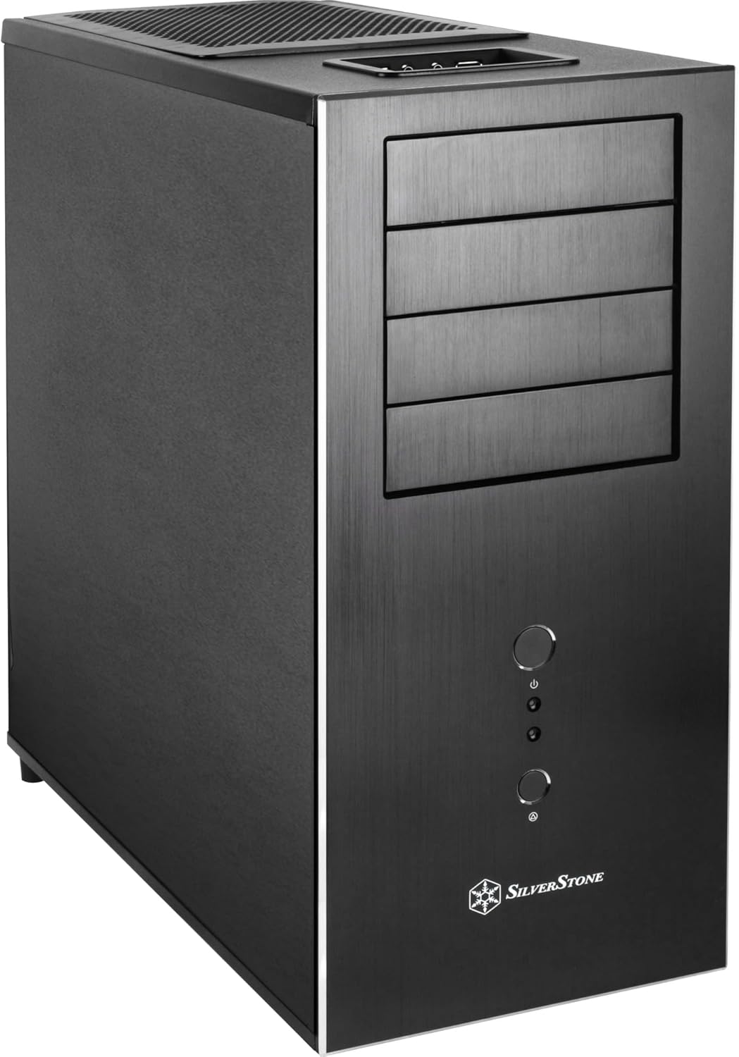 SilverStone SST-TJ04B-E - Temjin Midi Tower Gehäuse, SSI-CEB, ATX, schwarz