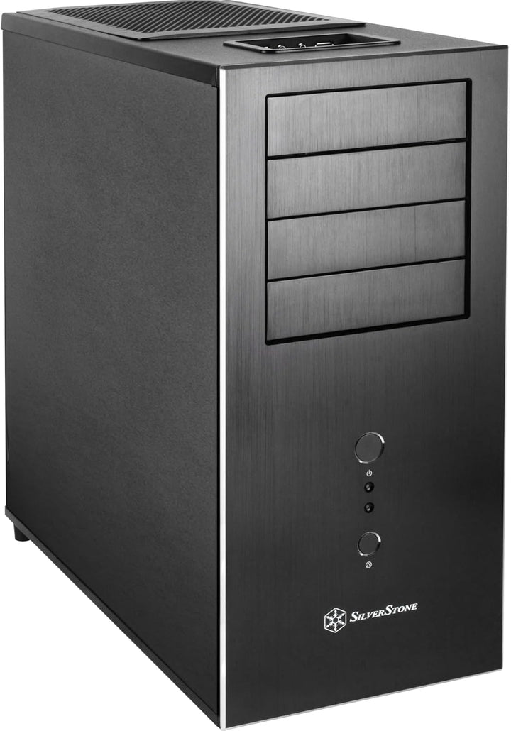 SilverStone SST-TJ04B-E - Temjin Midi Tower Gehäuse, SSI-CEB, ATX, schwarz