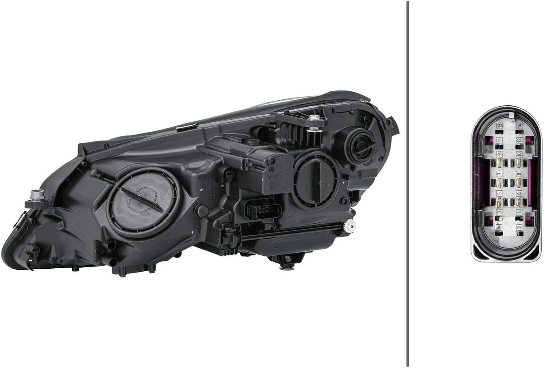 HELLA 1EL 010 800-021 DE/Halogen-Hauptscheinwerfer - rechts - für u.a. Mercedes-Benz E-Class (W212)