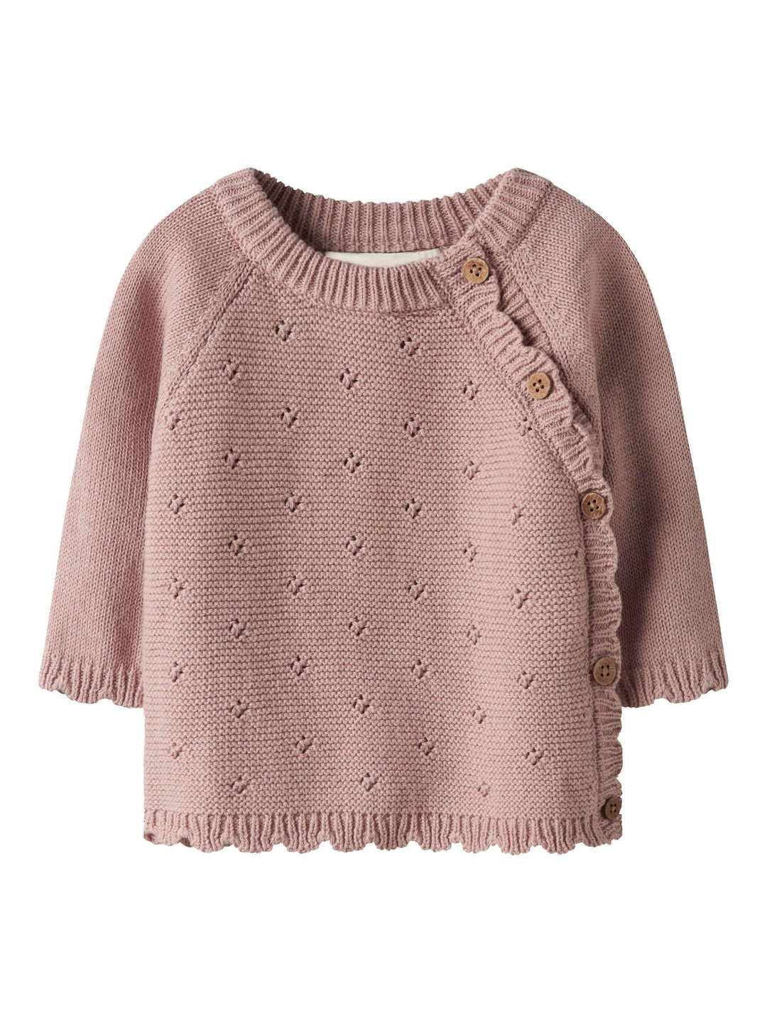 NAME IT Girl Strickjacke Wickel 74 Misty Rose, 74 Misty Rose