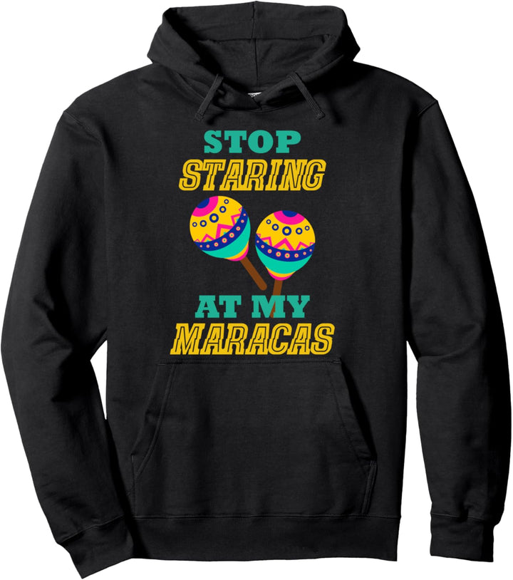 Maracas Humor Mexikanische Musik Sombrero Rumbakugeln Fiesta Pullover Hoodie