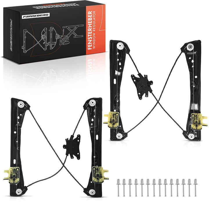 Frankberg 2x Fensterheber Elektrisch Ohne Motor Vorne Links Rechts Kompatibel mit 7er G11 G12 730d 3