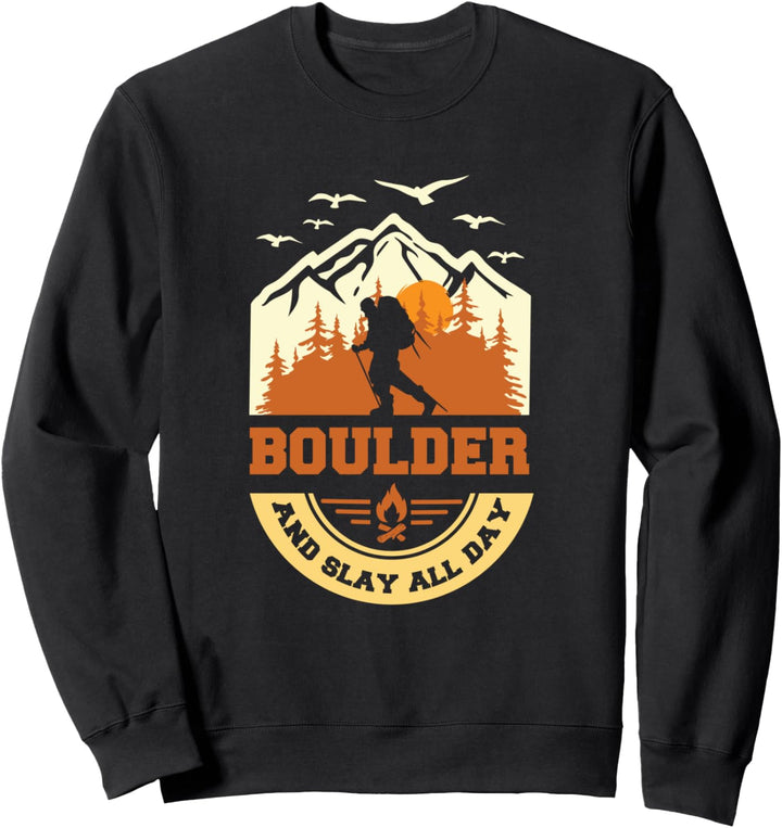 Kletterer Outdoor Bergsport - Bouldering Natur Klettern Sweatshirt