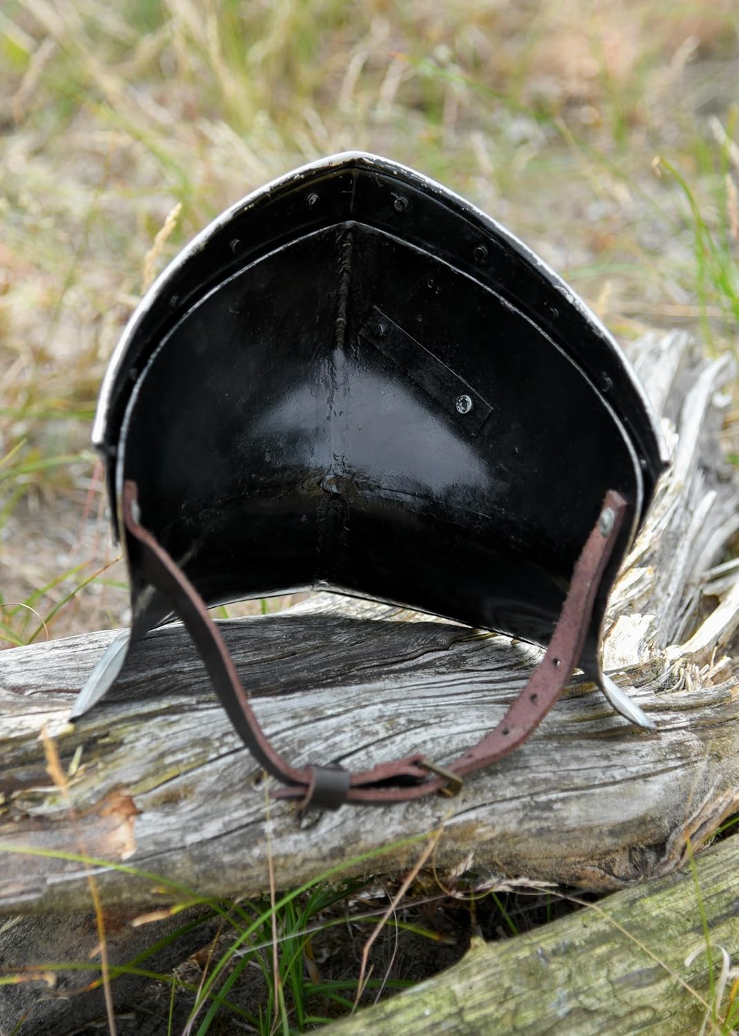 Ulfberth Halsberge - handgefertigt aus 1,6 mm Stahl Helmbart - Schaukampftauglich