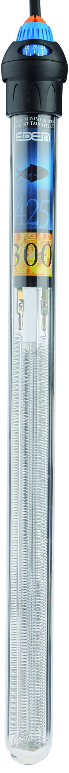Eden 57403 425 300 Regelheizer - Aquarienheizer mit Thermostat und Montagehalterung zur Regulierung