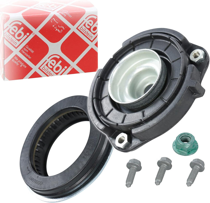 febi bilstein 37897 Federbeinstützlagersatz mit Kugellager, Schrauben und Mutter , 1 Stück Single, S