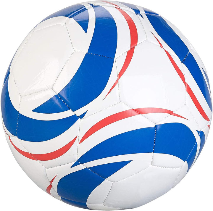 Speeron Freizeitball: 2er-Set Trainings-Fussbälle aus Kunstleder, 22 cm Ø, Grösse 5, 440 g (Ball, Ki