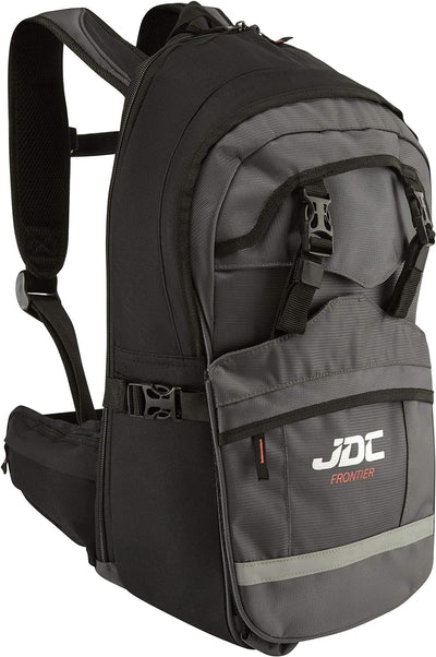 JDC Motorrad Rucksack Wasserdicht mit Helmhalterung/Träger 24Lerweiterbar bis 36L – Frontier