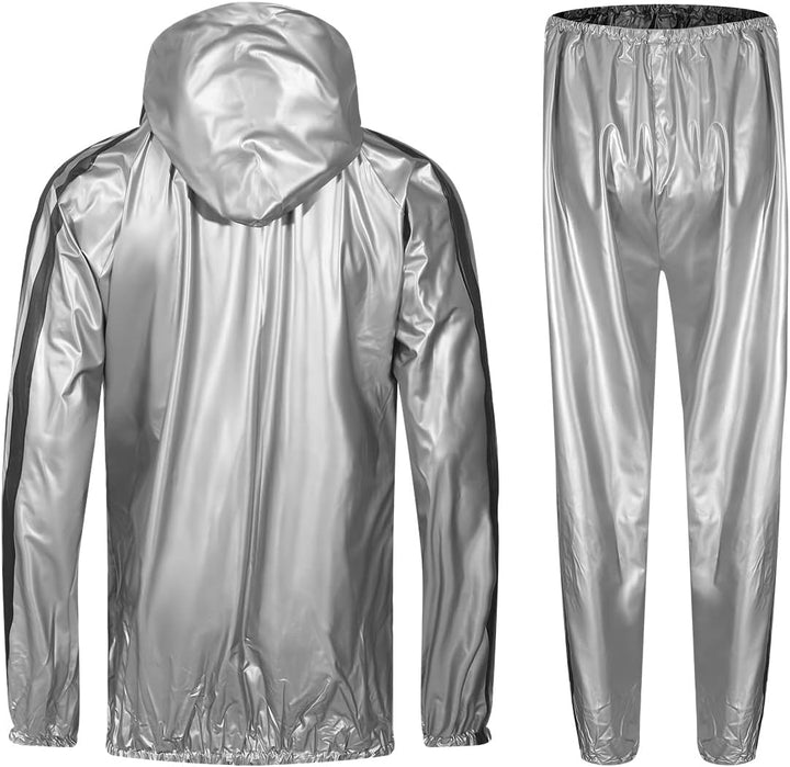 REEDBEEK Anti-Rip Saunaanzug, Gewichtsverlust, Schwitzanzug, MMA-Training, Fitnessstudio, Jacke, Hos