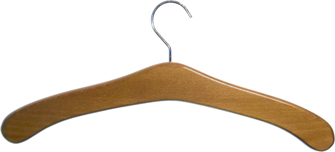 Kleiderbügel aus Holz 5 St. Garderobenbügel aus Buchenholz, Made in Austria (Eiche gebeizt), Eiche G