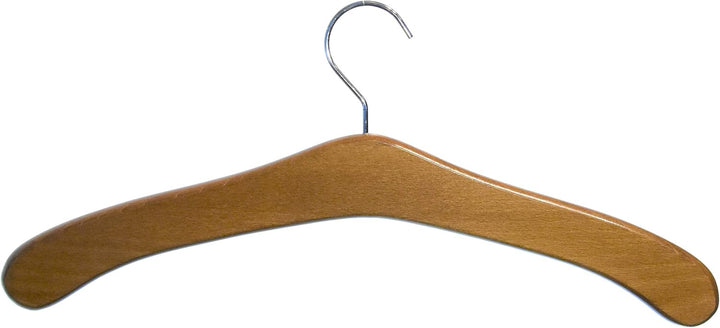 Kleiderbügel aus Holz 5 St. Garderobenbügel aus Buchenholz, Made in Austria (Eiche gebeizt), Eiche G