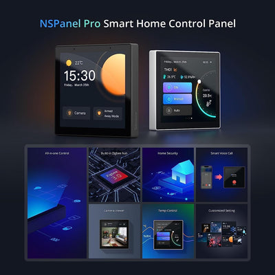 SONOFF NSPanel Pro Smart Home Control Panel, Integrate Zigbee Gateway with Home Security, with Power