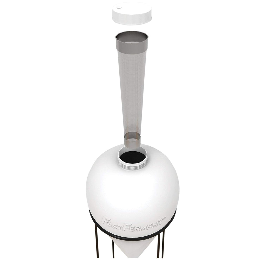 FastFerment Hopfenfilter aus Edelstahl, kompatibel mit unseren konischen Gärern von 7,9 und 14 Gallo
