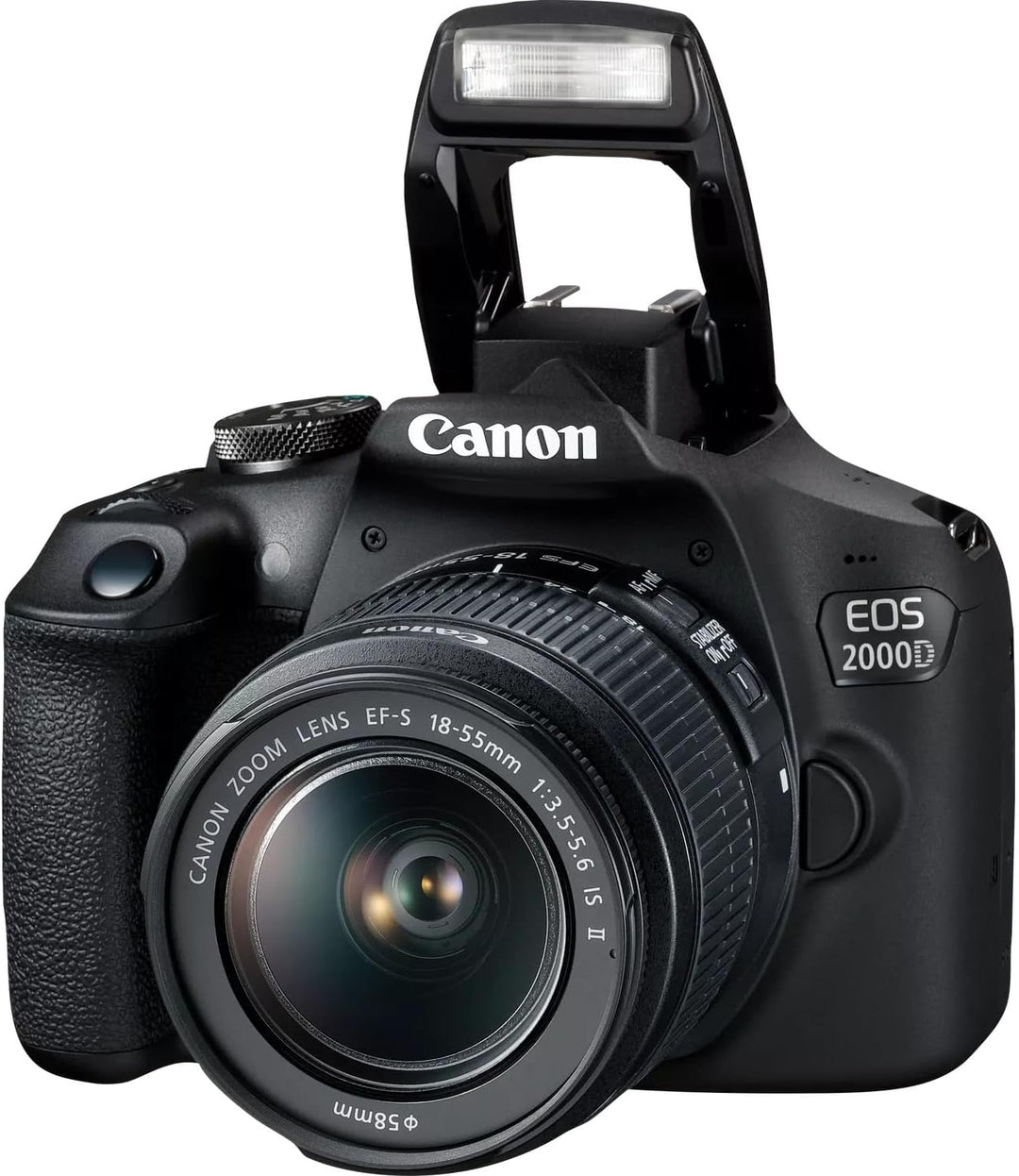 Canon EOS 2000D Spiegelreflexkamera (24,1 MP, DIGIC 4+, 7,5 cm (3,0 Zoll) LCD, Full-HD, WIFI, APS-C