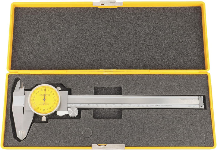 ASIMETO Uhren-Messschieber mit Edelstahl-Gehäuse Grösse 300 mm / 0,01 mm, 300 mm / 0,01 mm