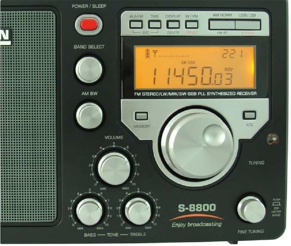 TECSUN S-8800 Multi-Konvertierungs-Radioempfänger AM/FM/LW/SW/SSB