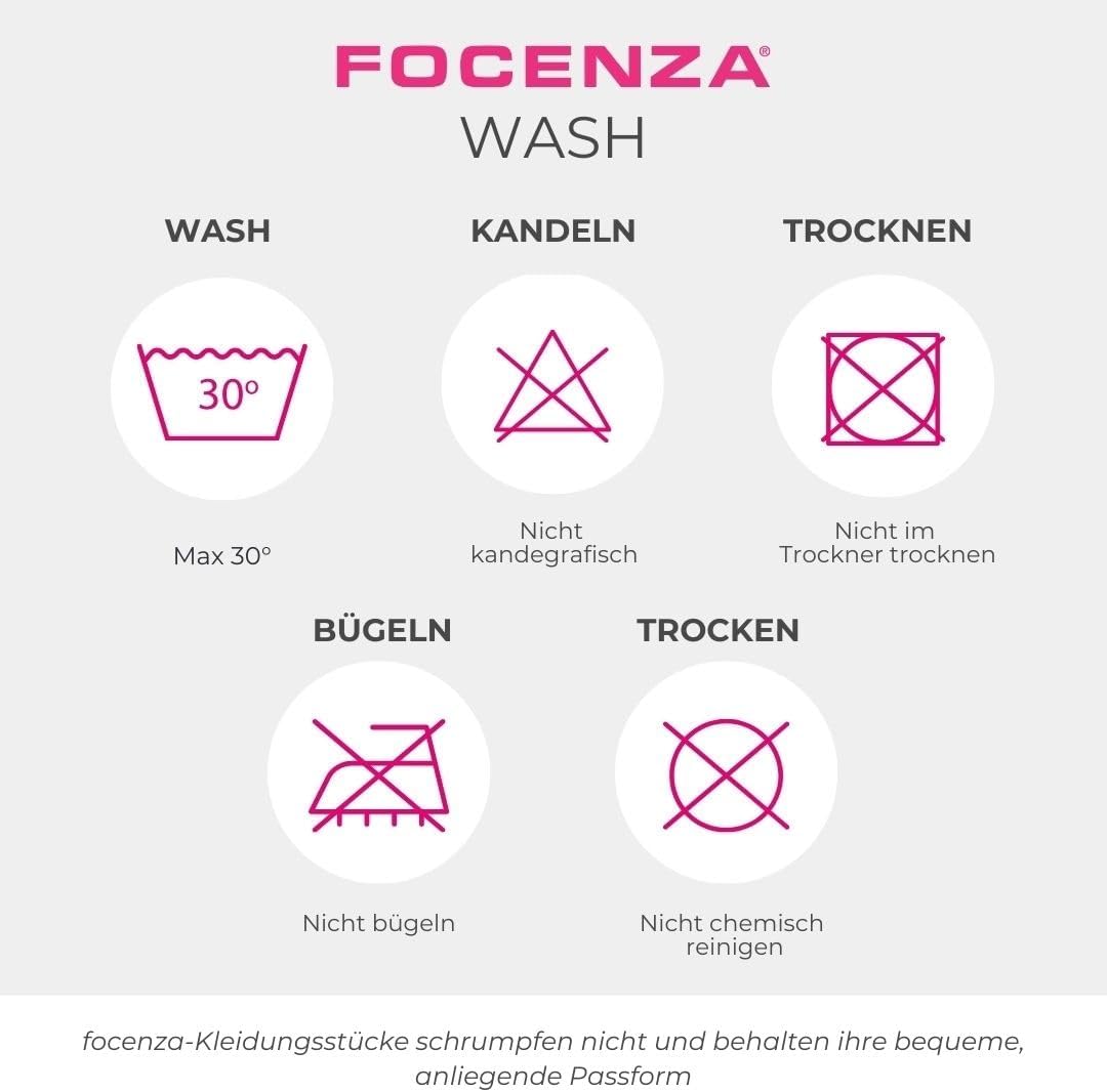 FOCENZA Top für Mädchen aus Mikrofaser, elastisch und bequem, ideal für Gymnastik und Sport, Multipa