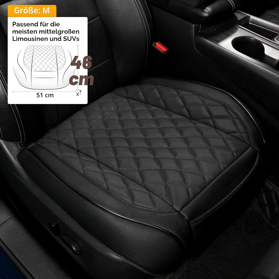 1 Stück Echtes Rindsleder sitzbezug Auto vordersitze,sitzkissen Auto fahrersitz,Echtes Leder Set,Kfz