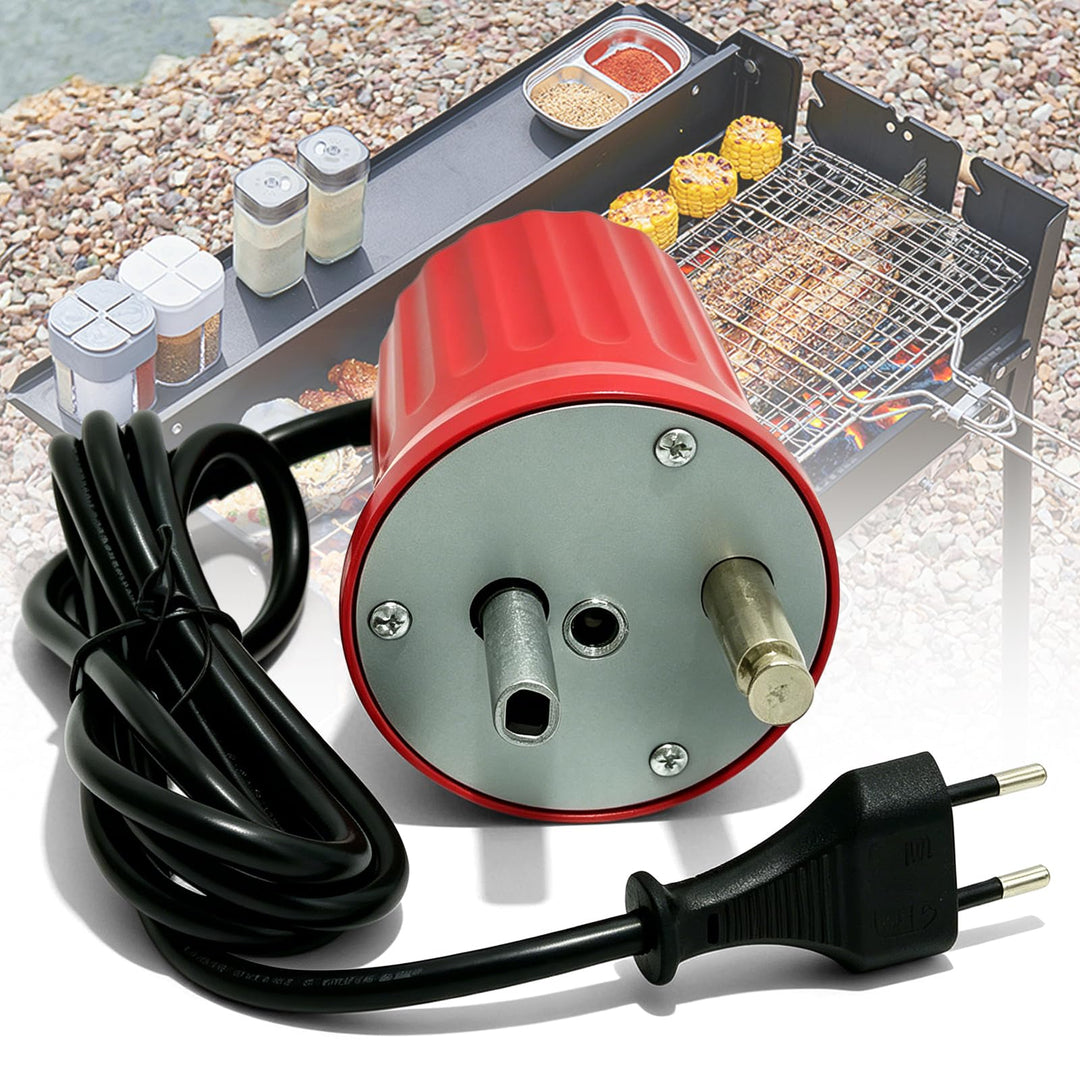 GBKDQQ Grillmotor, Barbecue Grillmotor, DC 220V-240V Elektromotor Grill, ABS Barbecue Rotator Motor