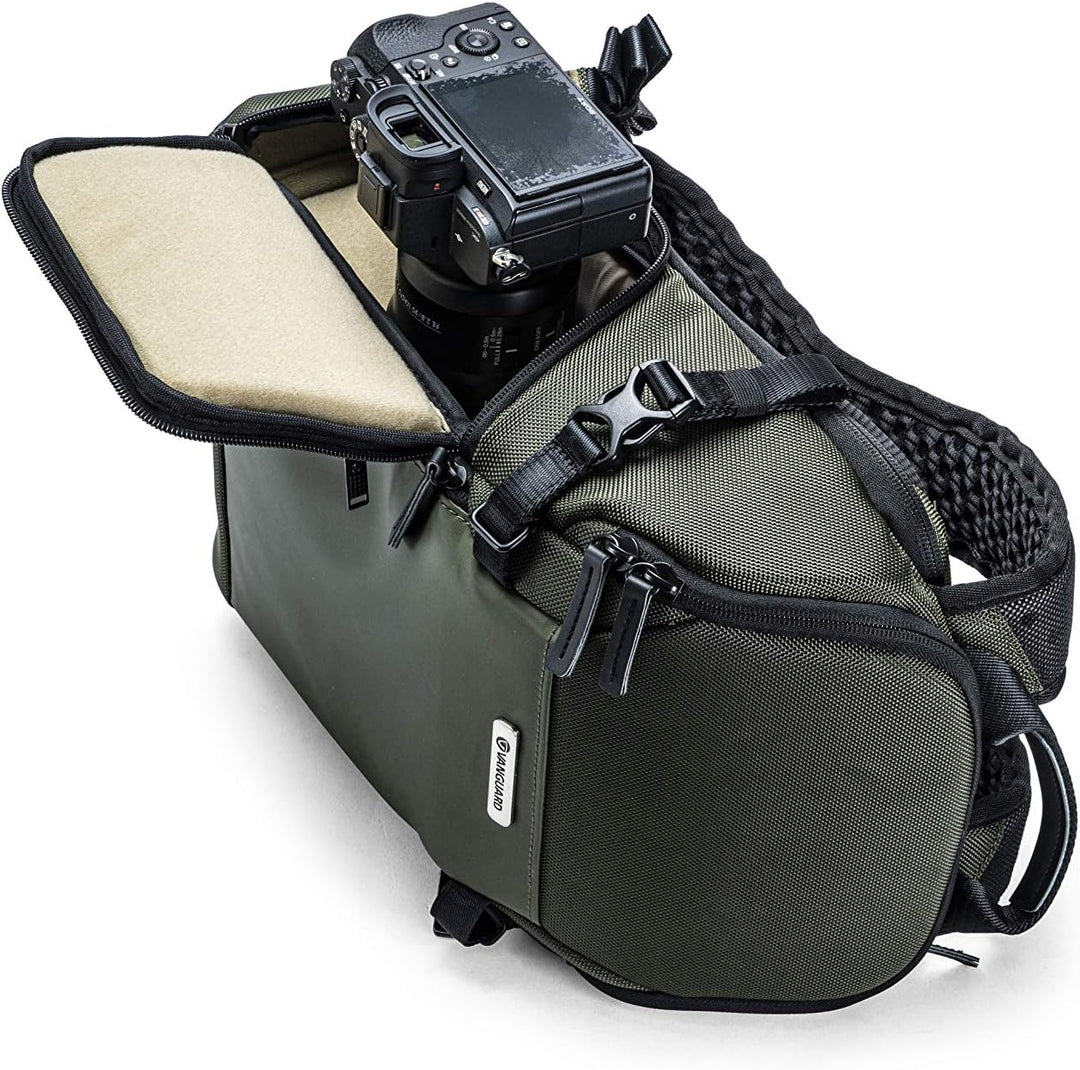Vanguard Veo Select 37BRM GR - Rucksack für Fotoequipment Grün 37BRM - Rucksack slim, Grün 37BR