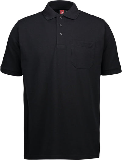 Pionier 41079-XXL Poloshirt "320 Pro Wear" mit Tasche Grösse in Schwarz, XXL